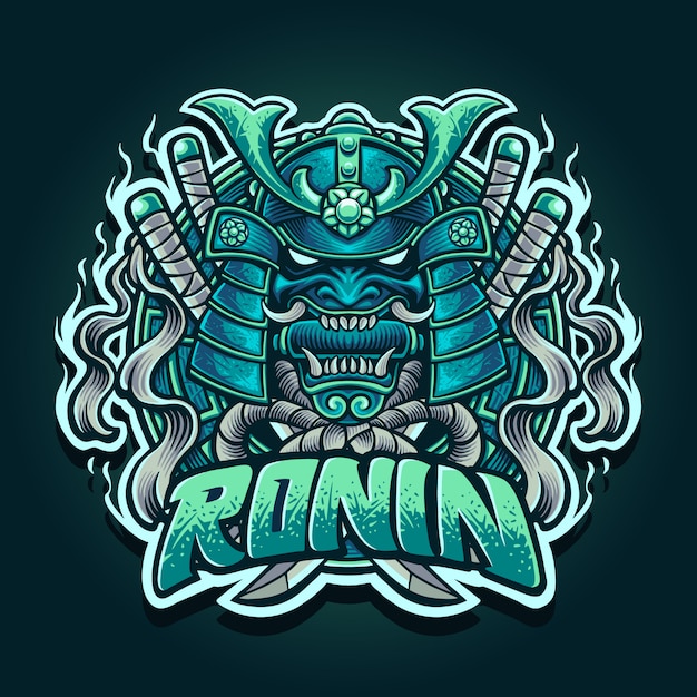 Premium Vector | Illustration of ronin samurai