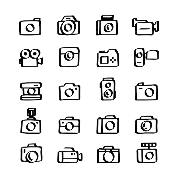 Download Free Illustration Set Of Camera Icons Free Vector Use our free logo maker to create a logo and build your brand. Put your logo on business cards, promotional products, or your website for brand visibility.