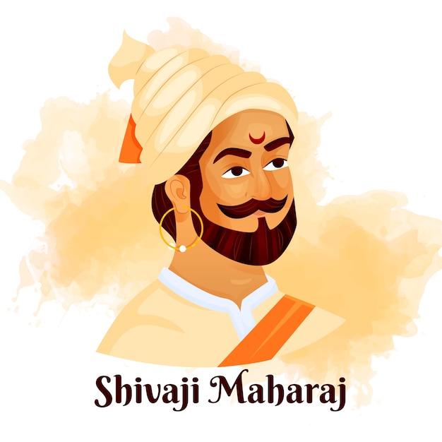 Illustration Of Shivaji Maharaj Free Vector