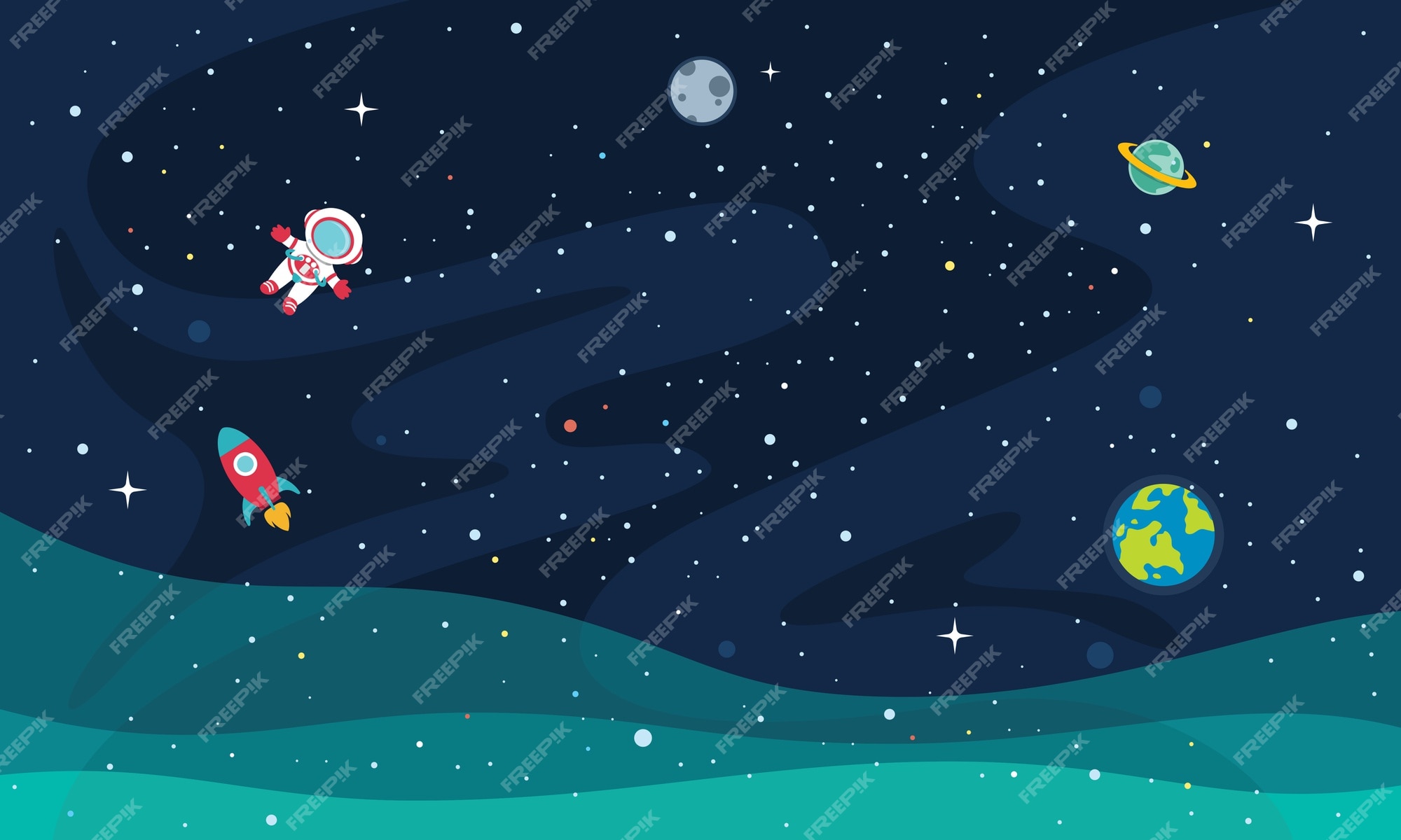 Premium Vector Illustration Of Space