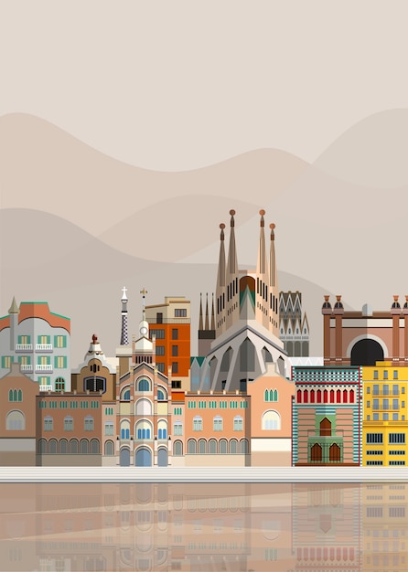 free-vector-illustration-of-spanish-landmarks