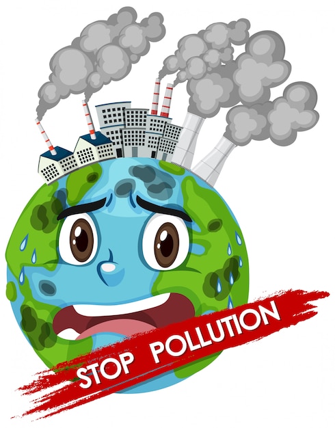 Download Free Illustration Of Stop Pollution With World Crying Premium Vector Use our free logo maker to create a logo and build your brand. Put your logo on business cards, promotional products, or your website for brand visibility.