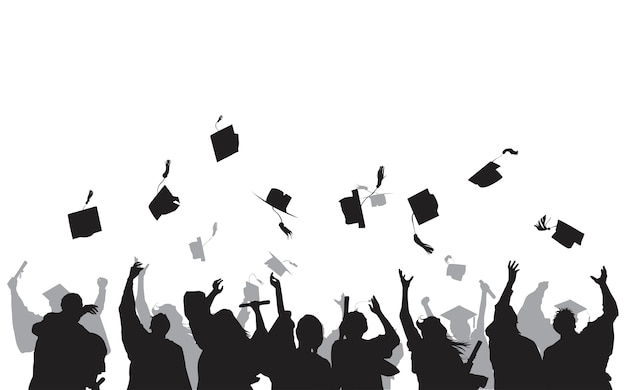 Free Free Graduation Silhouette Svg 27 SVG PNG EPS DXF File