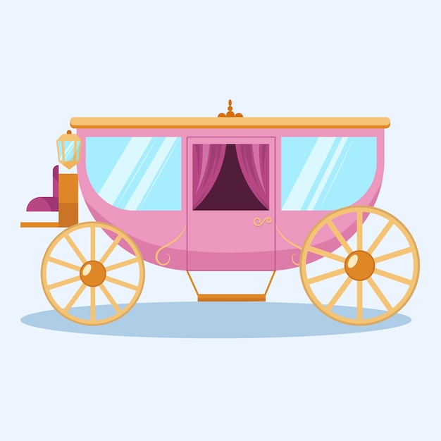 おとぎ話の馬車のイラスト 無料のベクター