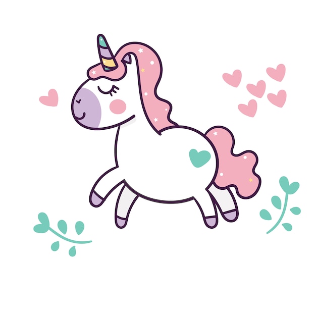 Download Free Illustrator Of Cute Unicorn Cartoon With Pastel Heart Premium Vector Use our free logo maker to create a logo and build your brand. Put your logo on business cards, promotional products, or your website for brand visibility.