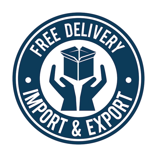 Download Free Import Free Shipping Seal Premium Vector Use our free logo maker to create a logo and build your brand. Put your logo on business cards, promotional products, or your website for brand visibility.