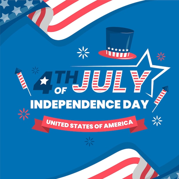 Download Independence day flat design | Free Vector