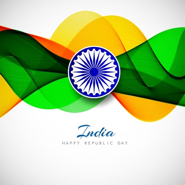 Free Vector | India republic day, abstract background