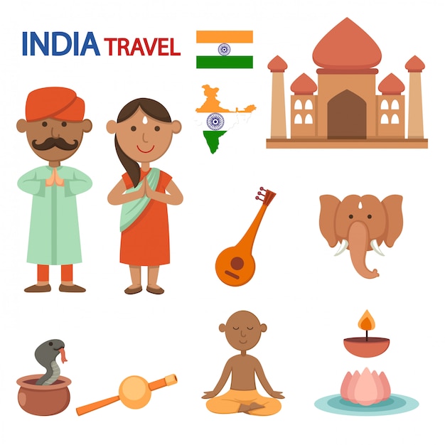 travel india clipart