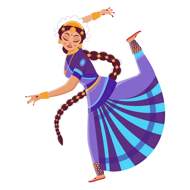 Bharatanatyam Cartoon