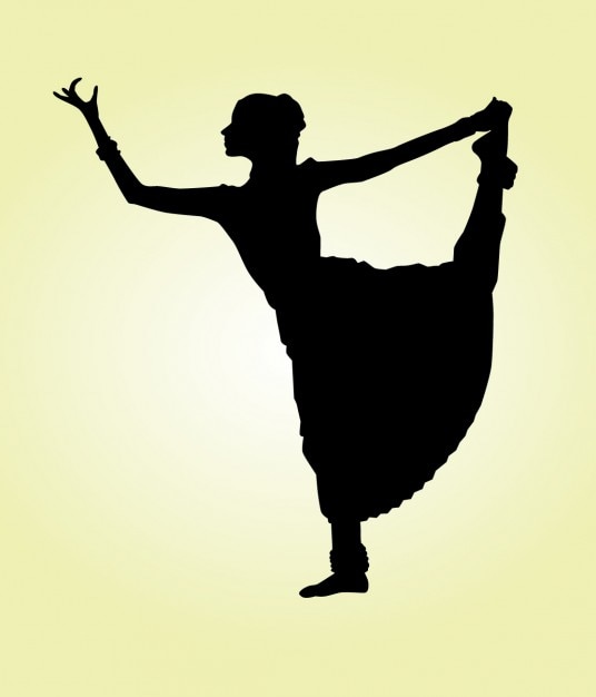 Indian Dancer Lifting Leg