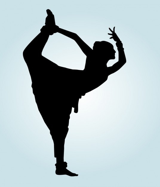 Indian dancer Pose Silhouette