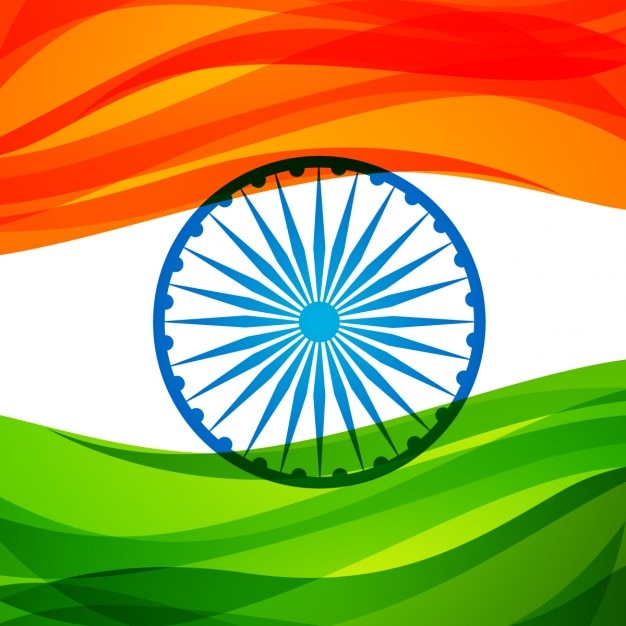 Download Indian flag background | Free Vector