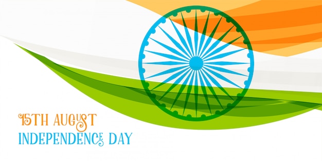 Indian flag for happy independence day Vector | Free Download