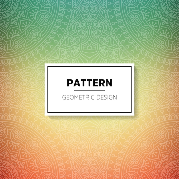 Free Vector | Indian floral luxury ornament pattern.
