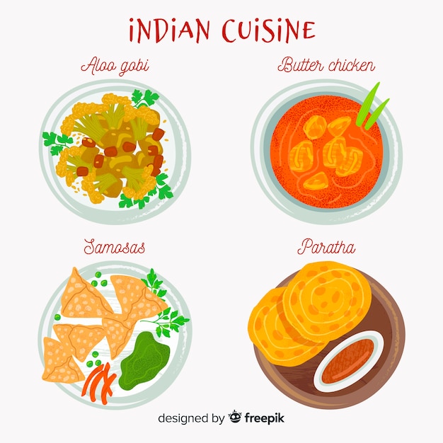 Download Free Download This Free Vector Indian Food Dishes Set Use our free logo maker to create a logo and build your brand. Put your logo on business cards, promotional products, or your website for brand visibility.