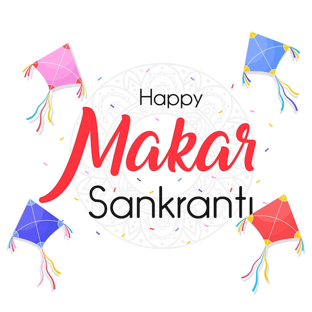 Premium Vector Indian holiday banner makar sankranti