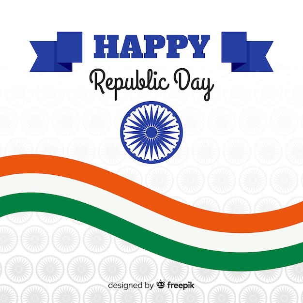 Free Vector | Indian republic day background