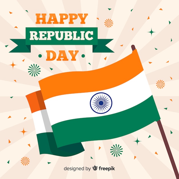 Indian republic day background Vector | Free Download