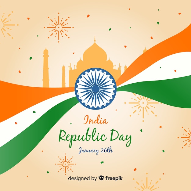 Free Vector Indian republic day