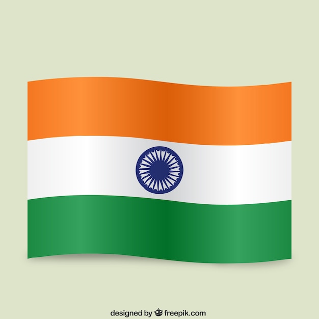 Download Indian waving flag | Free Vector