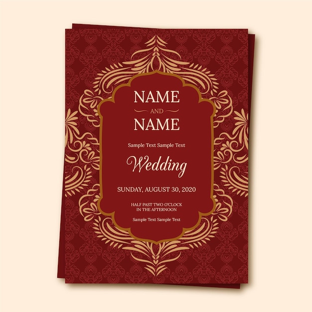 free-vector-indian-wedding-invitation-template