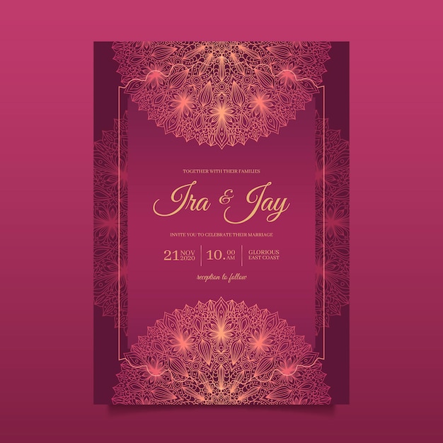 Featured image of post Hindu Wedding Invitations Templates Features of indian wedding invitations may vary based on the culture of different areas and tastes