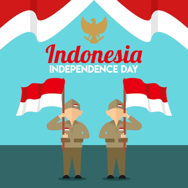 Premium Vector Indonesia Independence Day Illustration