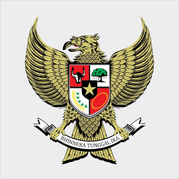 Premium Vector Indonesia National Emblem