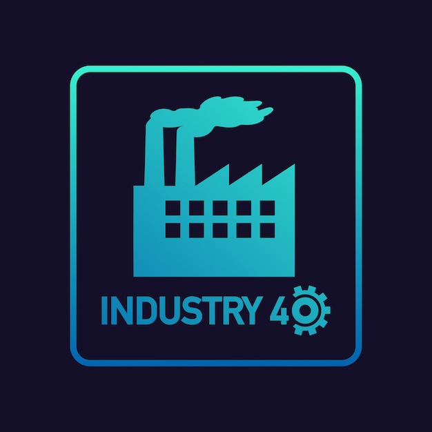 Premium Vector | Industry 4.0. industrial concept art for further ...