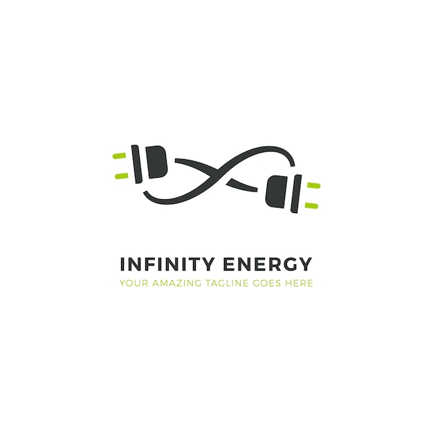 無限エネルギーロゴ 無料のベクター