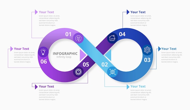 Infinity Element For Infographic Royalty Free Vector - vrogue.co