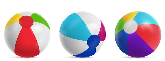 striped beach ball