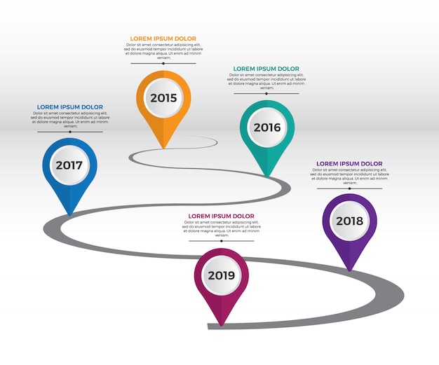 Milestone Timeline Template from image.freepik.com