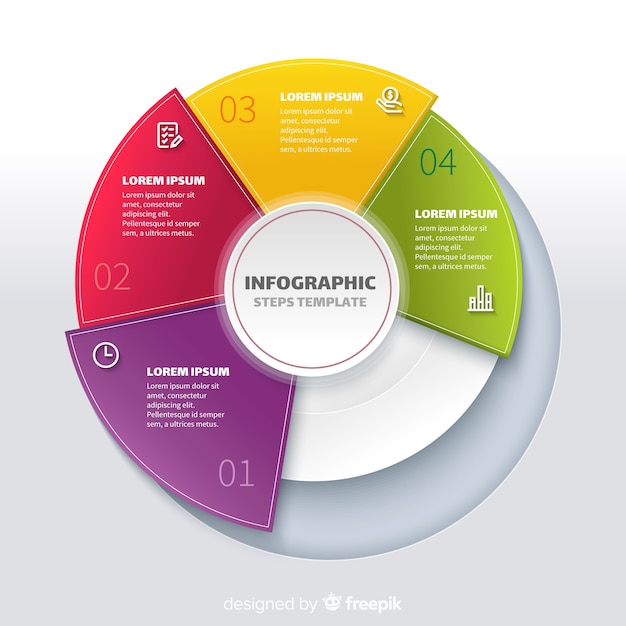 Free Vector | Infographic data template