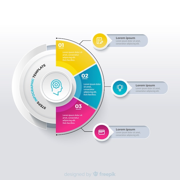 Free Vector | Infographic data template