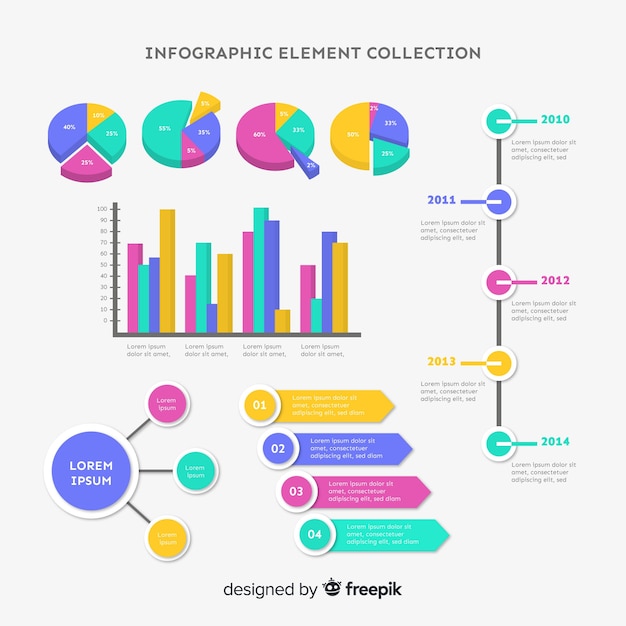 Элементы инфографики для презентации