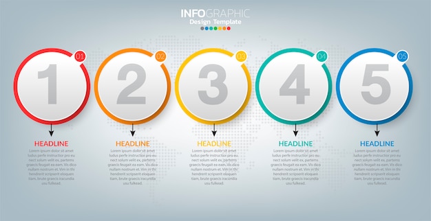label infographic icons