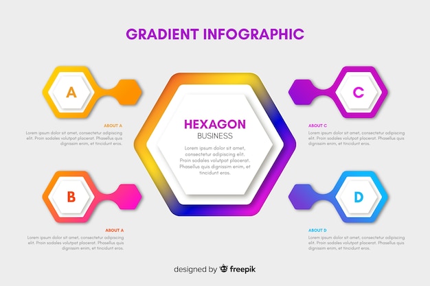 Download Free Infographic Template In Gradient Style Free Vector Use our free logo maker to create a logo and build your brand. Put your logo on business cards, promotional products, or your website for brand visibility.