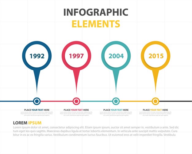 Free Vector | Infographic template with progress