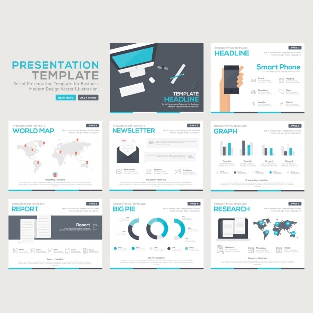 Free Vector Infographic Templates Collection