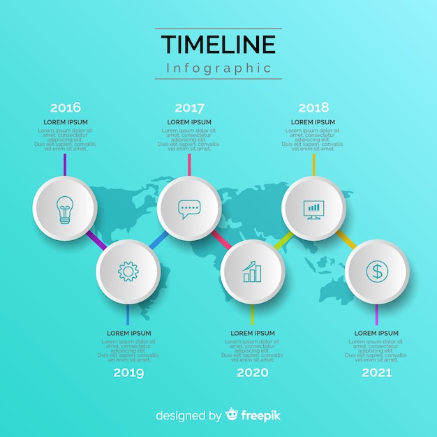 Infographic Timeline Template Free Vector Free Vector Freepik – Themelower