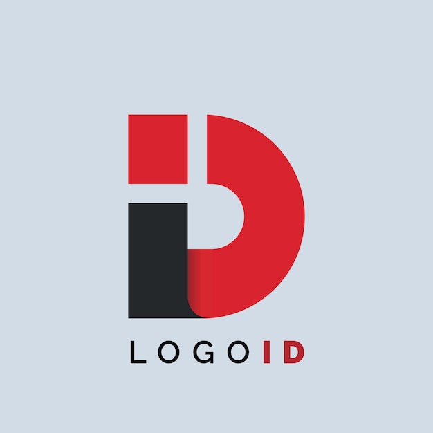 Premium Vector | Initial di logo template