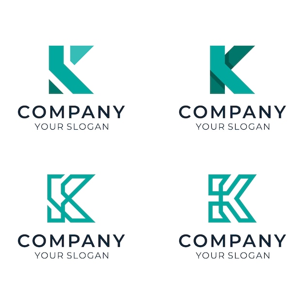 Download Free Initial K Logo Set For Company Premium Vector Use our free logo maker to create a logo and build your brand. Put your logo on business cards, promotional products, or your website for brand visibility.