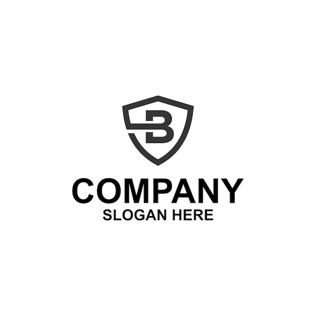 Premium Vector | Initial Letter B Shield Logo Premium