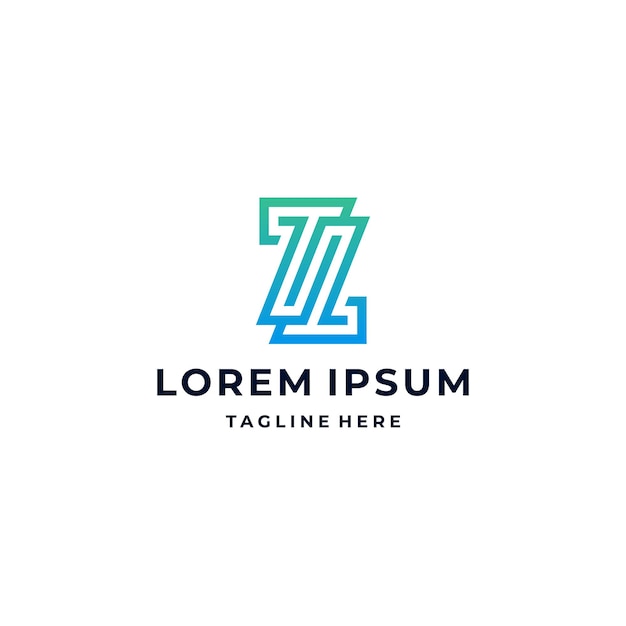 Premium Vector Initial Letter Z Or Zz Logo Design Inspiration