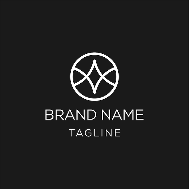 Premium Vector | Initial logo ndw logo line template