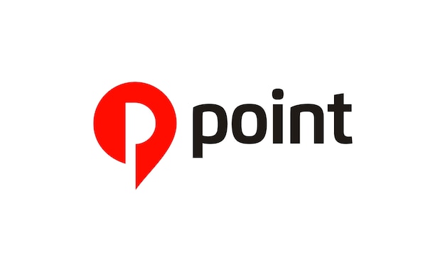 Premium Vector | Initial p for point logo