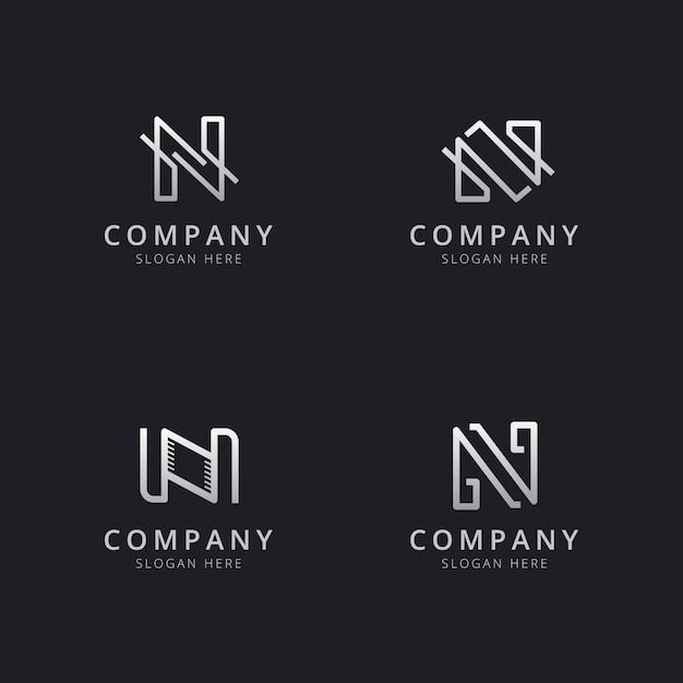 logo with n and a line