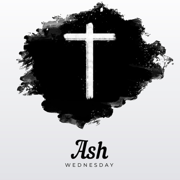 Free Vector | Ink ash wednesday